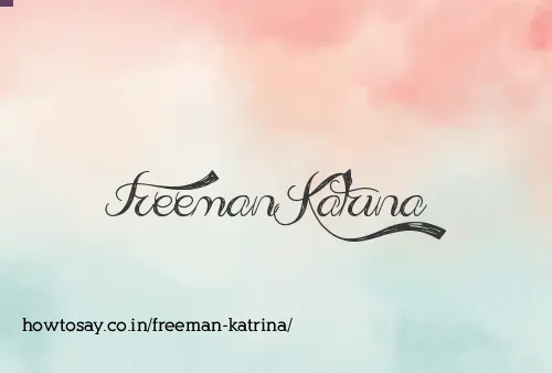 Freeman Katrina