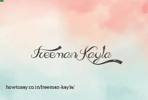 Freeman Kayla
