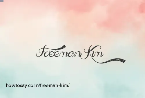 Freeman Kim