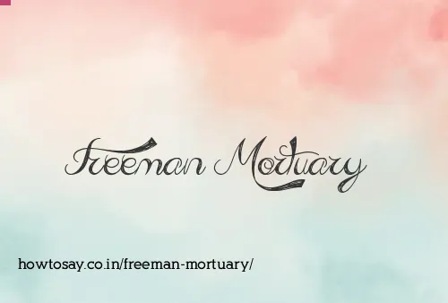 Freeman Mortuary