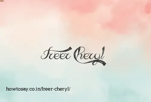 Freer Cheryl