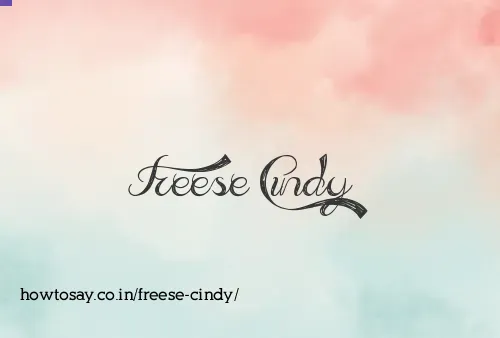 Freese Cindy