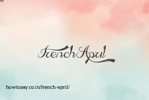 French April