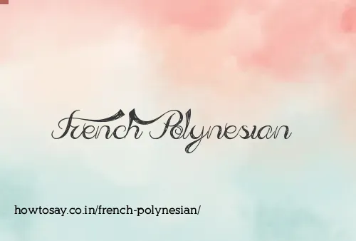 French Polynesian