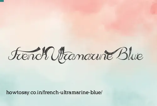 French Ultramarine Blue