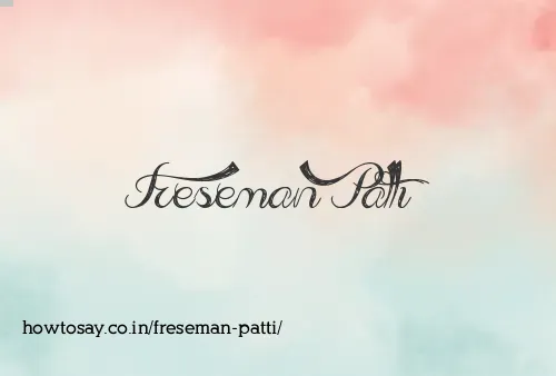 Freseman Patti