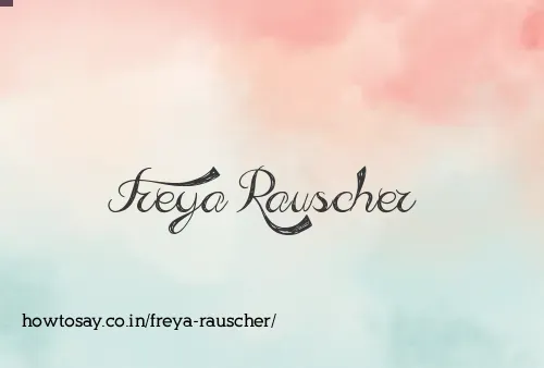 Freya Rauscher