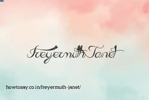 Freyermuth Janet