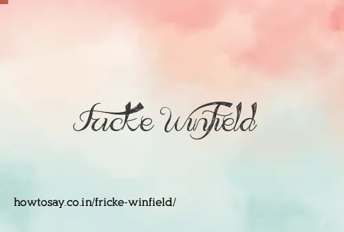 Fricke Winfield