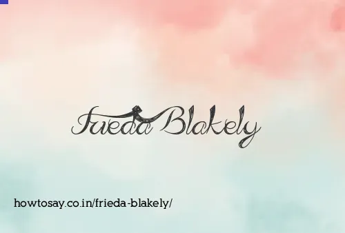 Frieda Blakely
