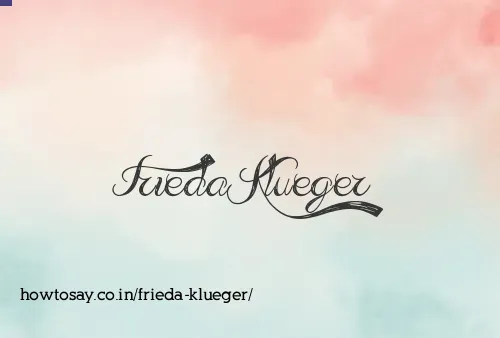 Frieda Klueger