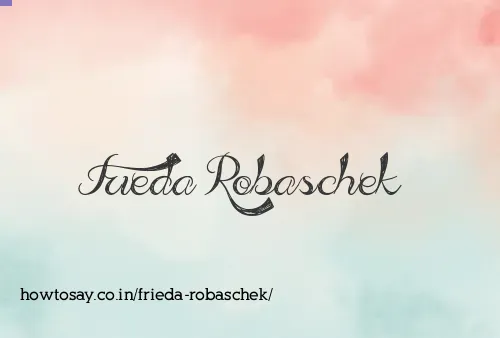 Frieda Robaschek