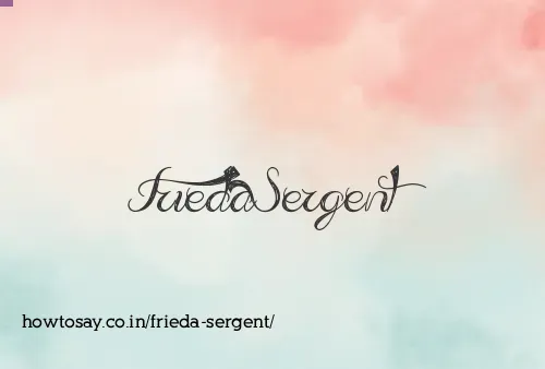 Frieda Sergent