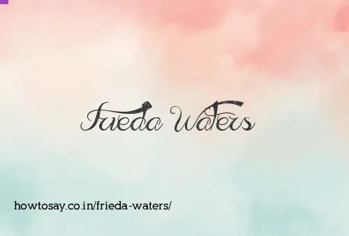 Frieda Waters