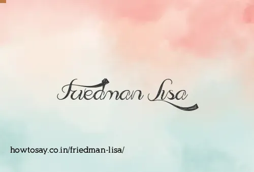 Friedman Lisa