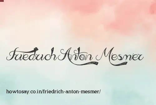 Friedrich Anton Mesmer