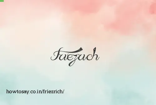 Friezrich