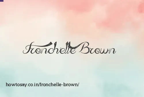Fronchelle Brown