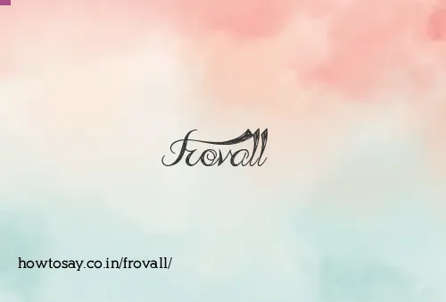 Frovall