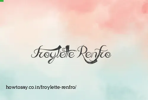 Froylette Renfro