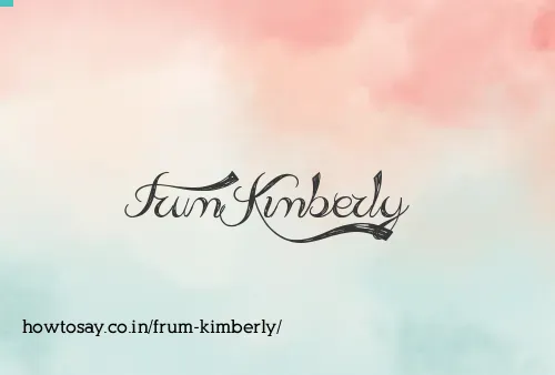 Frum Kimberly