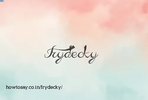Frydecky