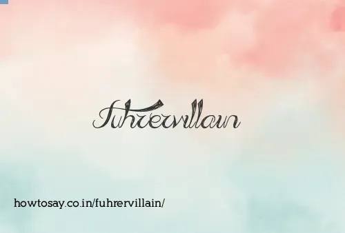 Fuhrervillain