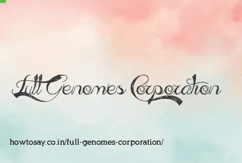Full Genomes Corporation