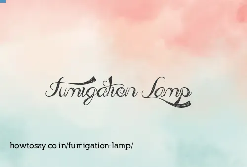 Fumigation Lamp