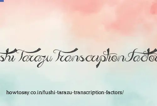 Fushi Tarazu Transcription Factors