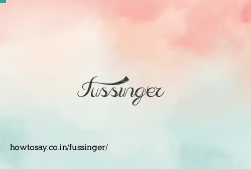 Fussinger