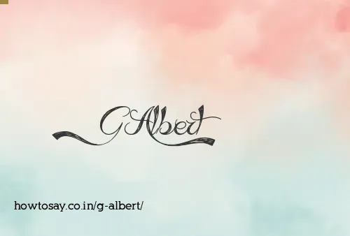 G Albert