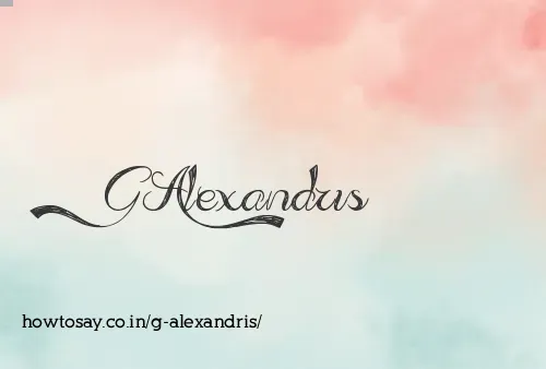G Alexandris