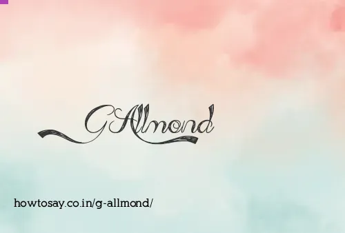 G Allmond
