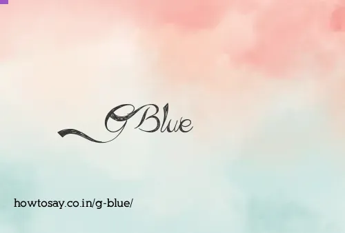 G Blue