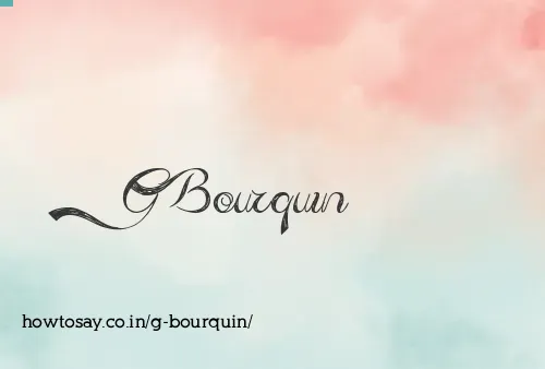 G Bourquin