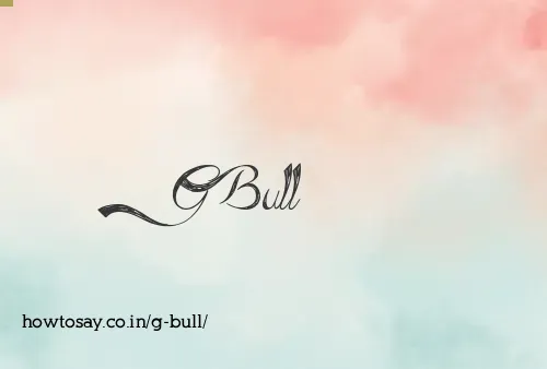G Bull