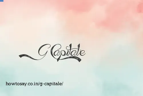 G Capitale