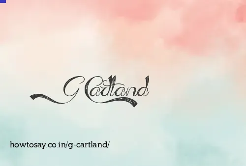 G Cartland