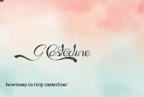 G Casterline