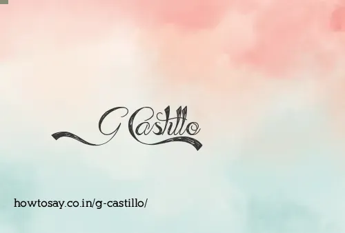 G Castillo
