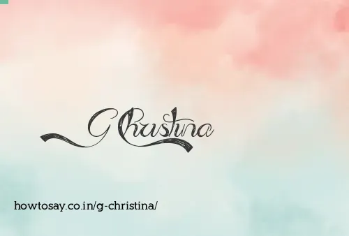 G Christina