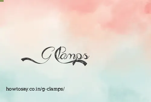 G Clamps