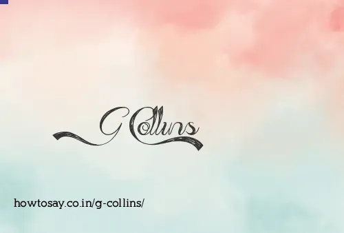 G Collins