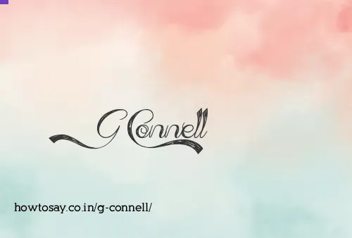 G Connell