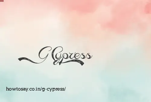 G Cypress