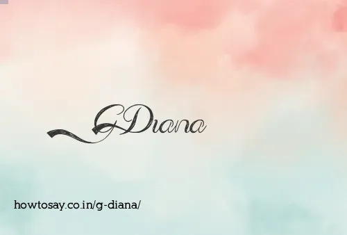 G Diana
