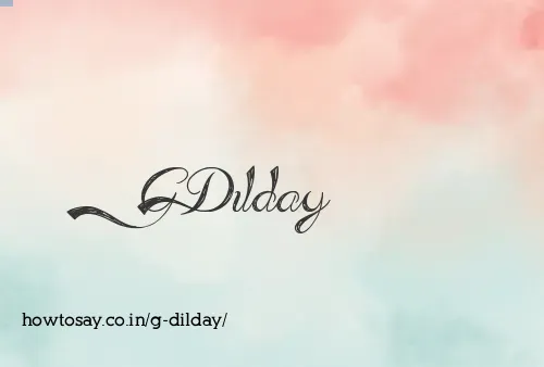 G Dilday