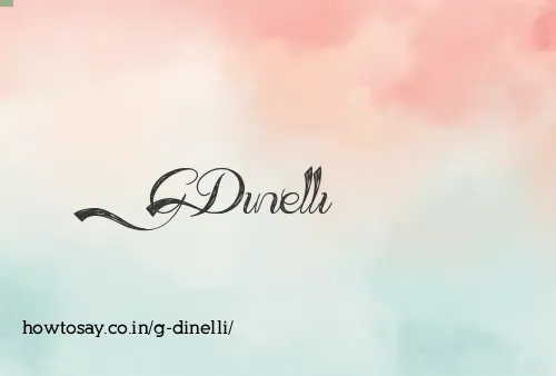 G Dinelli