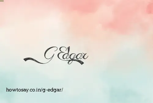 G Edgar